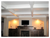 Mike Kroc Construction - Beam Ceiling in Great Room