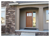 Mike Kroc Construction - Custom Home Front Entry